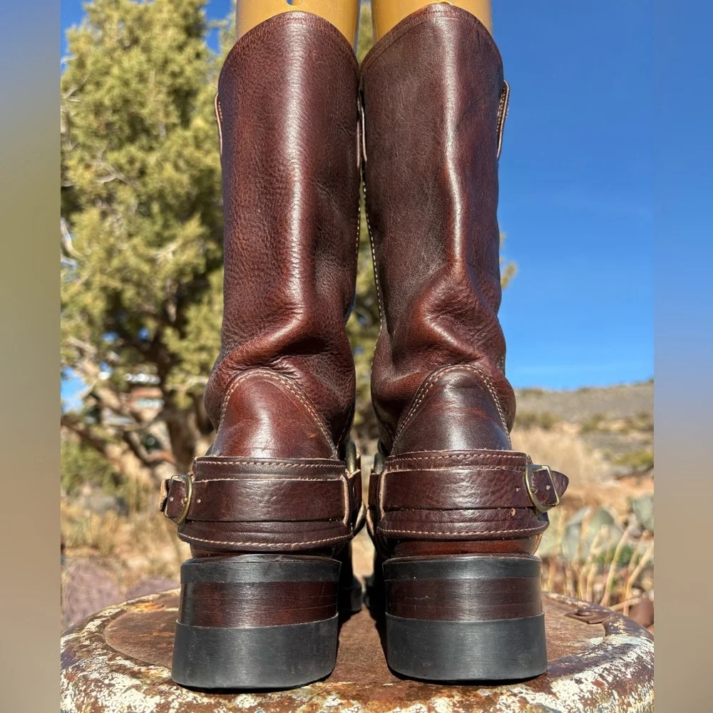 FRYE πΊπΈ Belted Harness Boots πΊπΈ - Picture 6 of 16